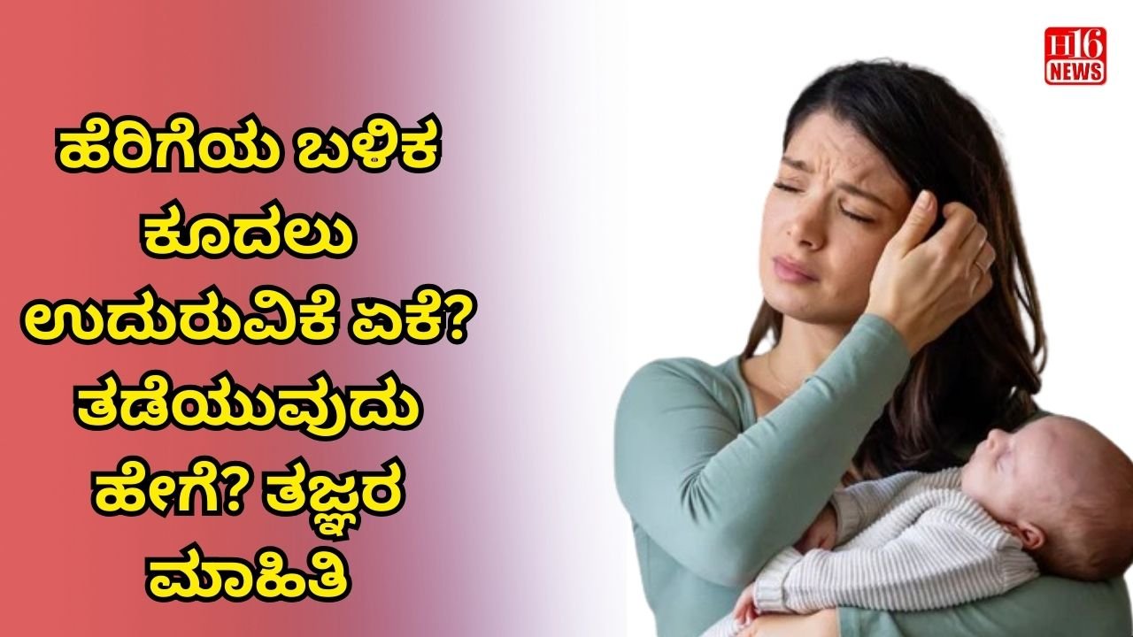 ಹೆರಿಗೆಯ ಬಳಿಕ ಕೂದಲು ಉದುರುವಿಕೆ ಏಕೆ? ತಡೆಯುವುದು ಹೇಗೆ? ತಜ್ಞರ ಮಾಹಿತಿ